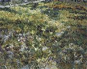 Vincent Van Gogh Long Grass with Butterflies painting